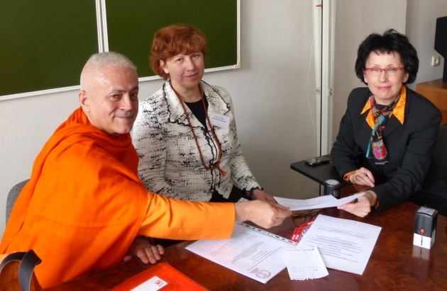 Encontro com a Direcção da Federação Russa do Yoga Clássico - Moscovo, Rússia - 2013, Abril