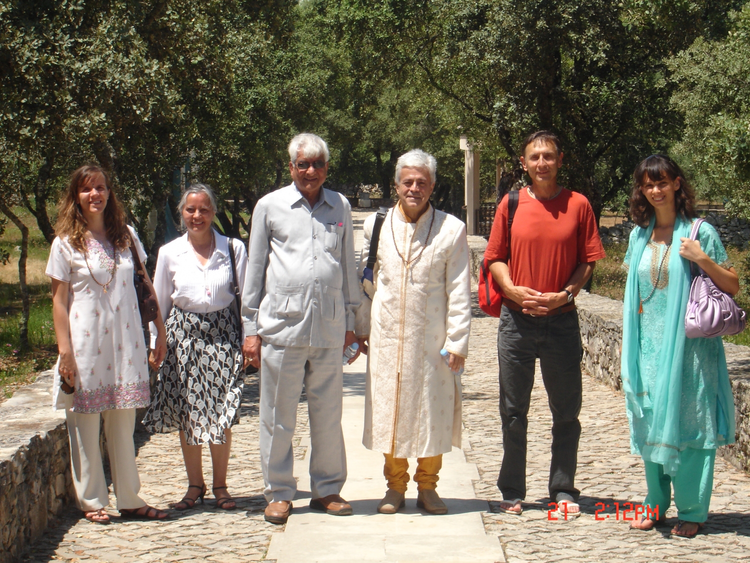 Visita de Om Prakash Tiwari - Administrador do Keivalydhama Institute - na Sede Nacional da Confederação Portuguesa do Yoga – 2009