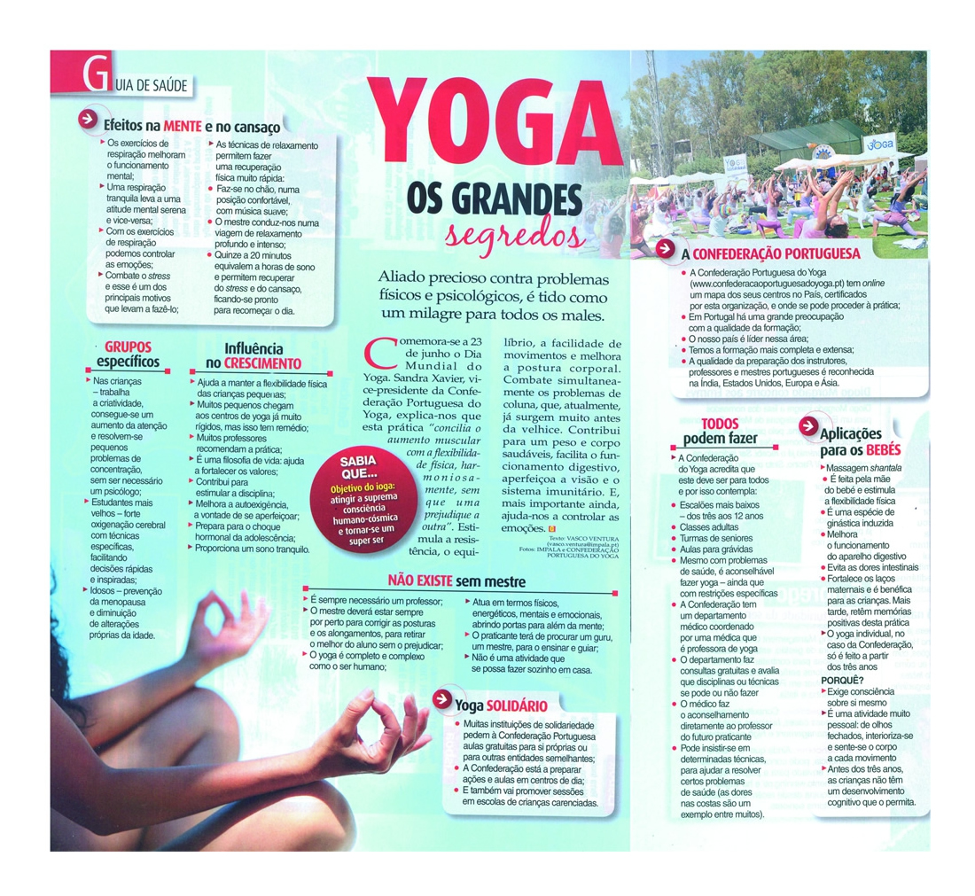 Imprensa - Dia Internacional do Yoga 2013