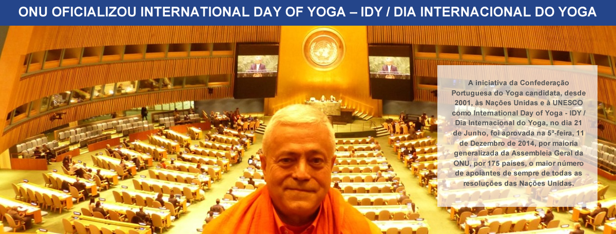 1. ONU oficializou Dia Internacional do Yoga